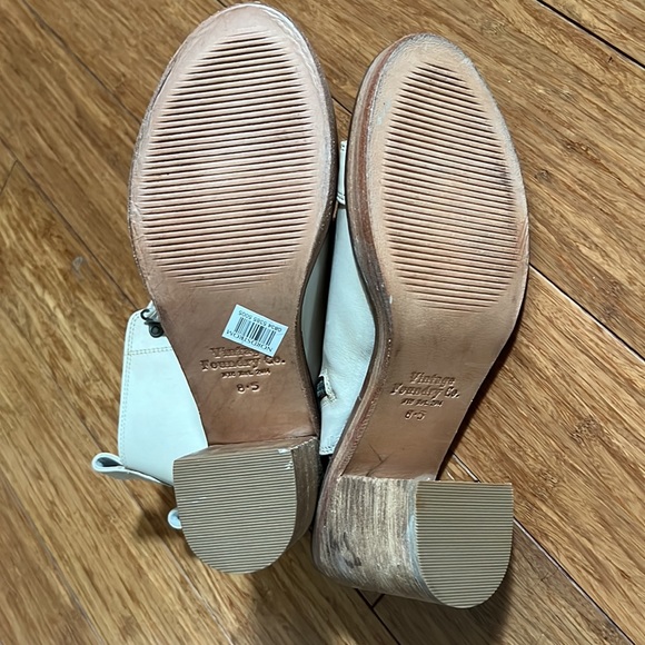 NEW VINTAGE FOUNDRY CO. Odette Peep Toe Open Heel Boot sz 8.5 - Picture 5 of 7